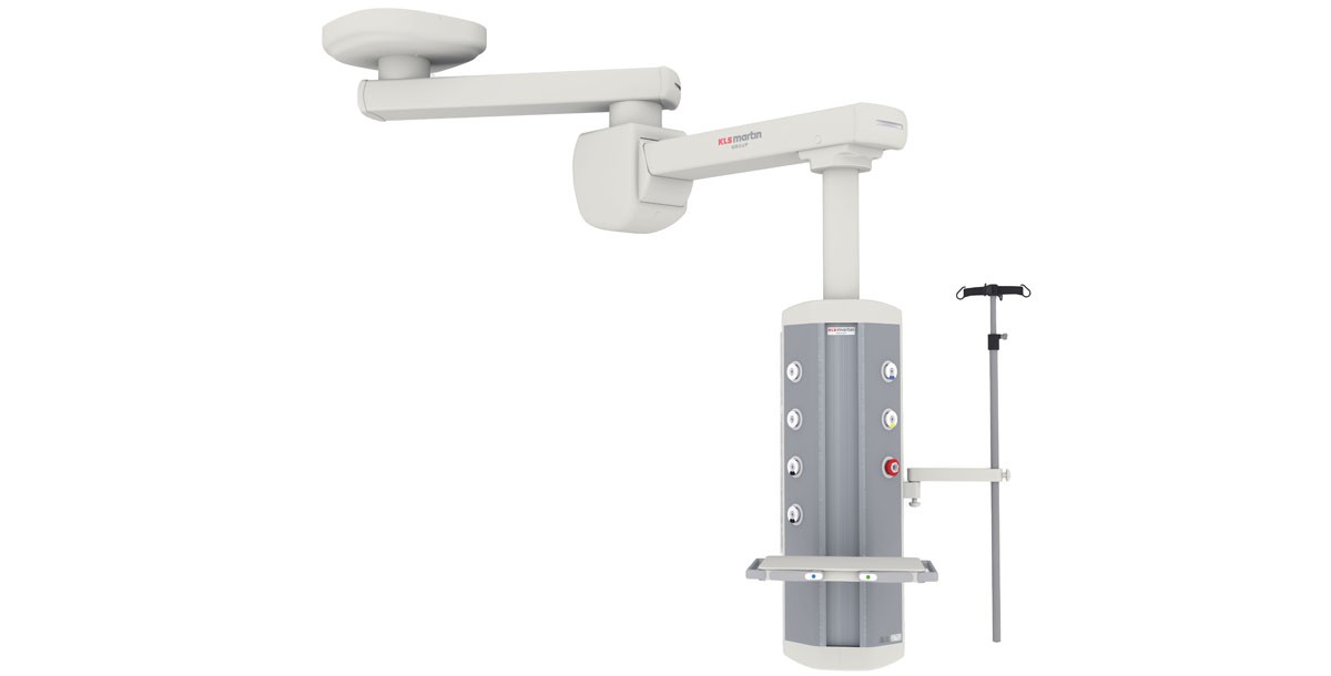 Ceiling mounted boom system 