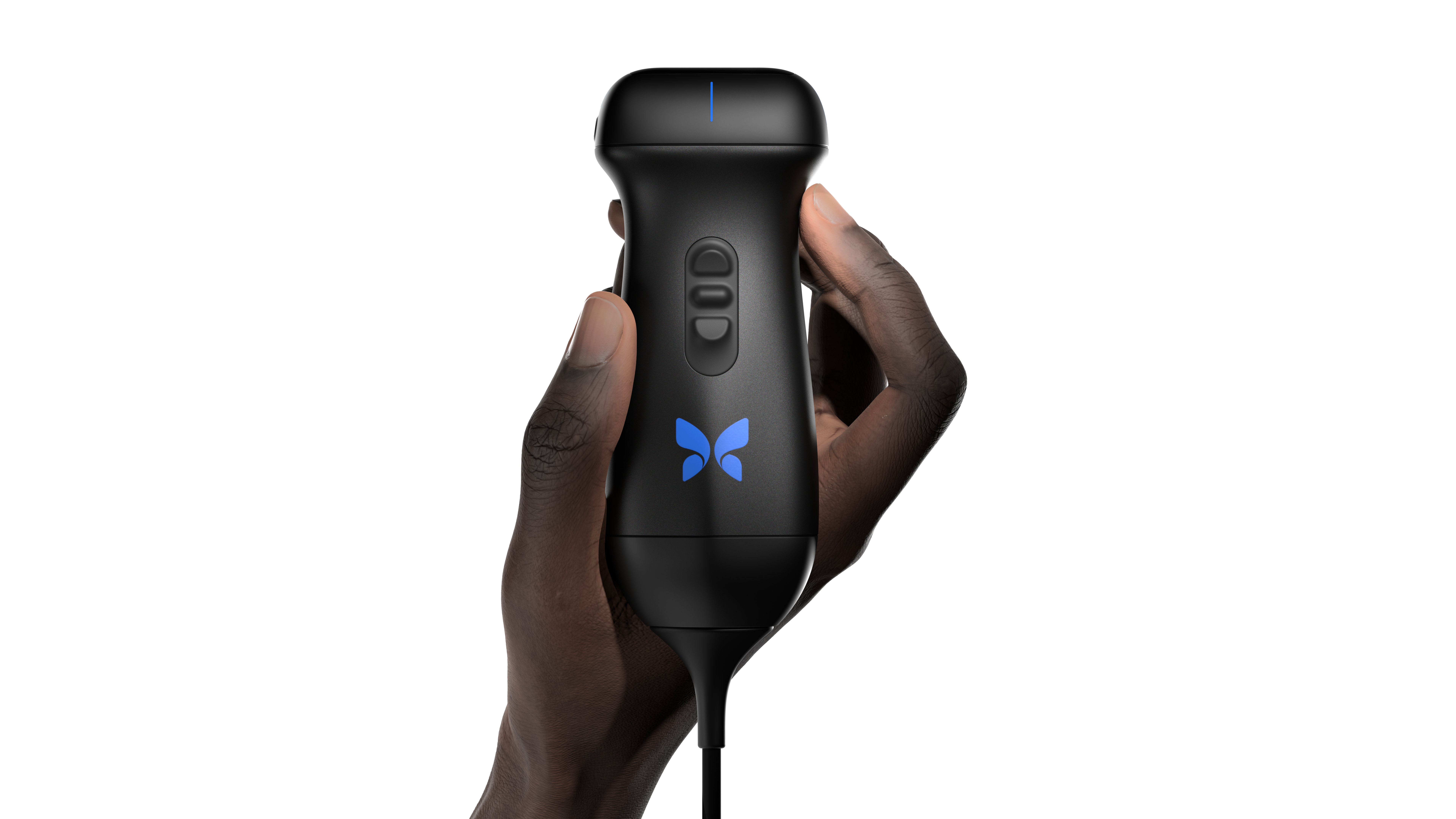 Portable Ultrasound Device in Hand