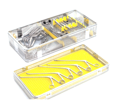 Instrument Organizational System (IOS) Pieces in Basket